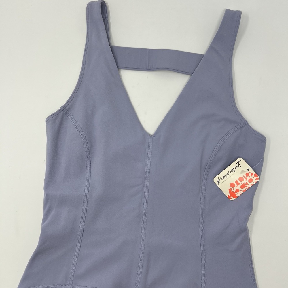 FP Movement Never Better One-Piece Platinum Purple Small NWT $108 Free People‎